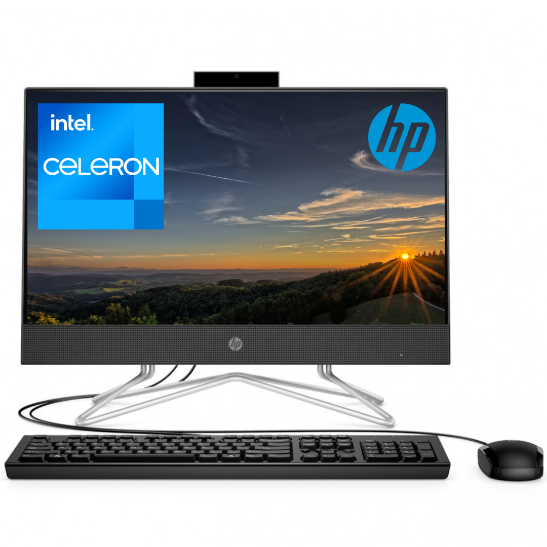 Aio Hp 22-dd2005la Intel Celeron J4025 8gb Ss256gb 21.5