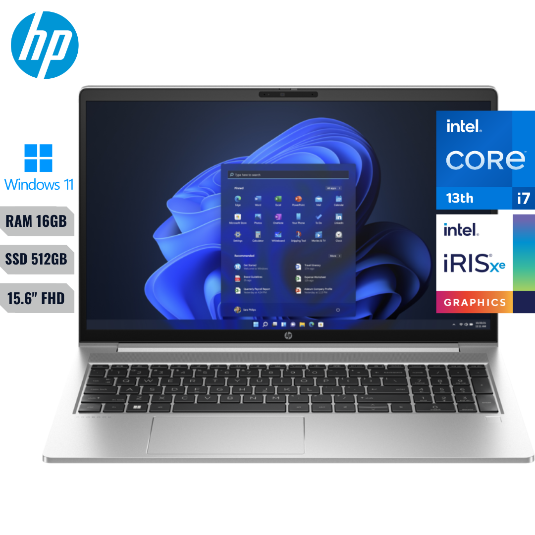 Laptop Hp Probook 450 G10 Intel Core I7 1355u 16gb Ssd512gb 15.6 ...