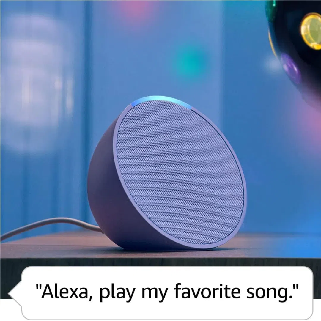 Parlante Alexa  Echo Dot 4th Azul - Disco